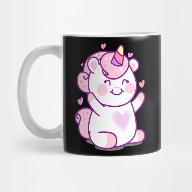 Cute Unicorn Design by BrightLightArts